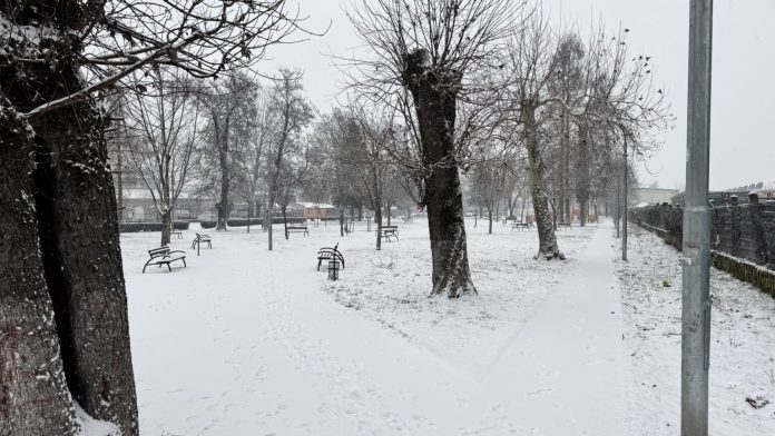 Времето денеска: Снег во Скопје и во западните делови од земјата
