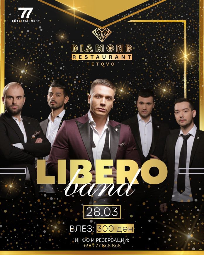 Libero Band со настап во Diamond Restaurant – Gold Felicia Tetovo
